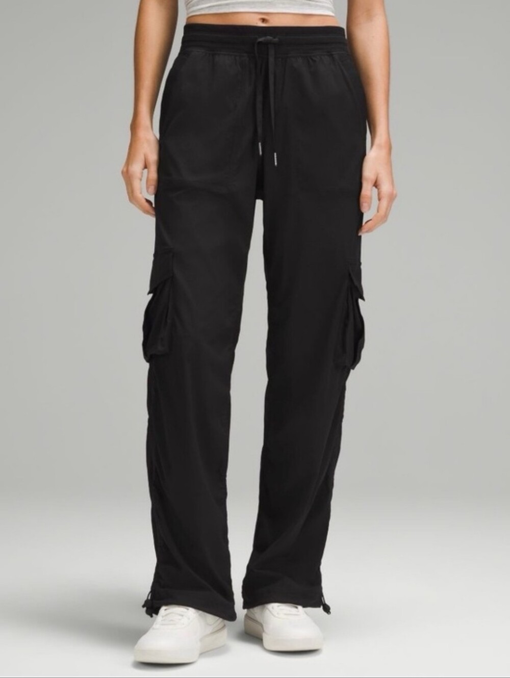 Lululemon Dance Studio Relaxed-Fit Mid-Rise Cargo Pant Black Night Size Large